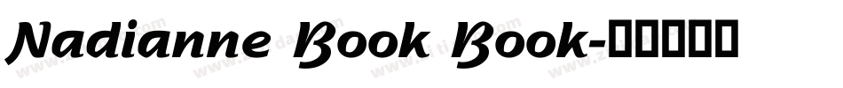 Nadianne Book Book字体转换